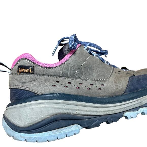 Hoka Women's Tor Summit Hiking Shoes Low Size 7.5 Steel Grey/Hydrangea - Picture 10 of 10